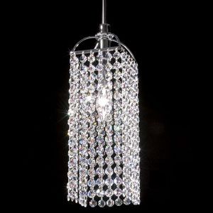 Tekno Mini Bravo Clear Crystal Pendant by James R. Moder - Starlight Lighting USA and Canada